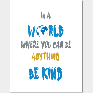 Be Kind People Posters and Art